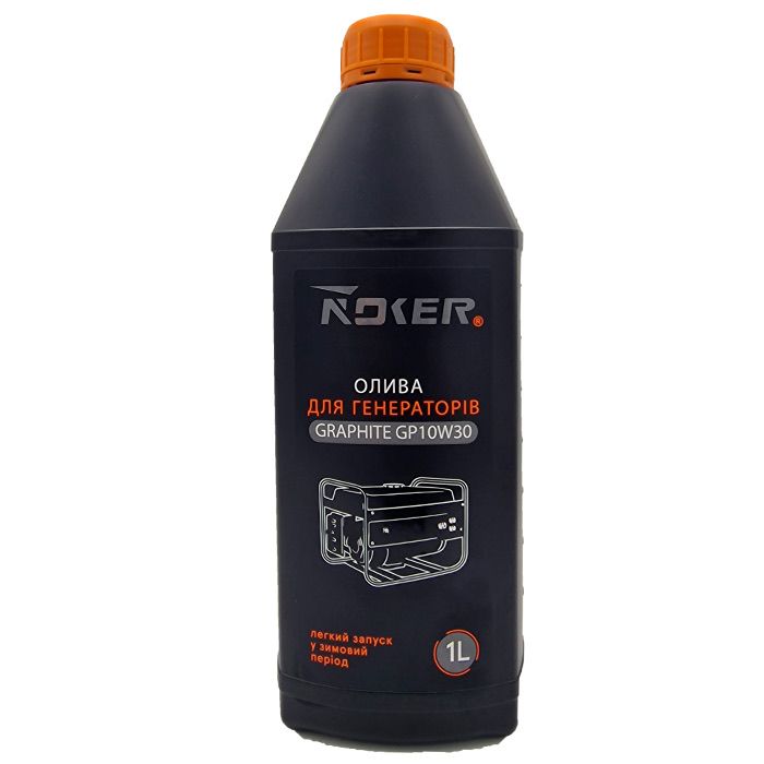 Олива 4Т NOKER GRAPHITE GP 10W-30 1 л для генераторів