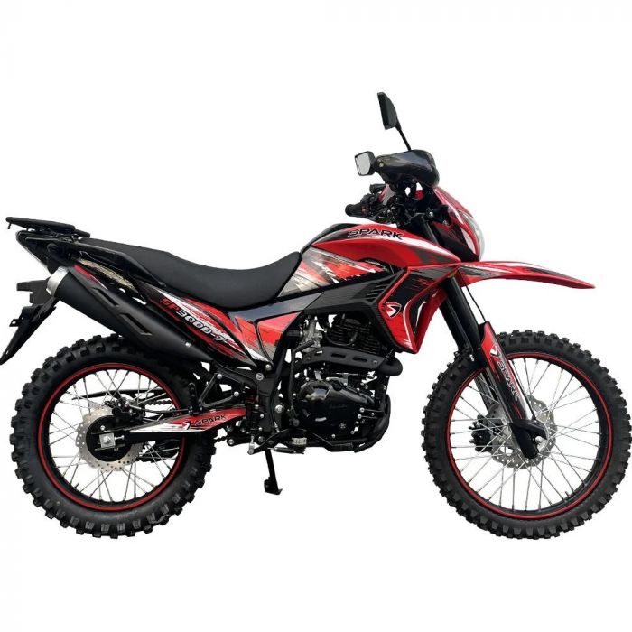 Мотоцикл Spark SP300D-7 (заводське пакування) (Червоний з чорним)
