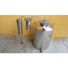 Дистилятор-скороварка Профі 15 з сухопарником