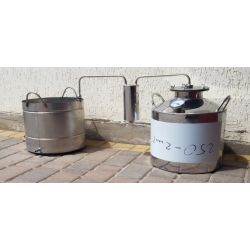 Дистиллятор с перегонным кубом на 15 литров из нержавейки ПРЕМИУМ