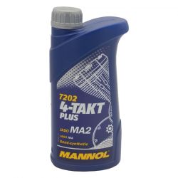 Масло моторное MANNOL 2Т PLUS 1L (7204) Для скутера
