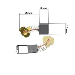 Щетки для электроинструмента 7*18*16 Makita М16
