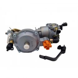 Карбюратор для генератора с двигателем 168F/170F (6,5/7Hp) с газовым редуктором с краном